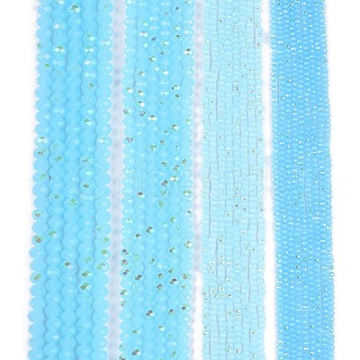 Electroplate Glass Beads Strands EGLA-A044-J6mm-L04-1