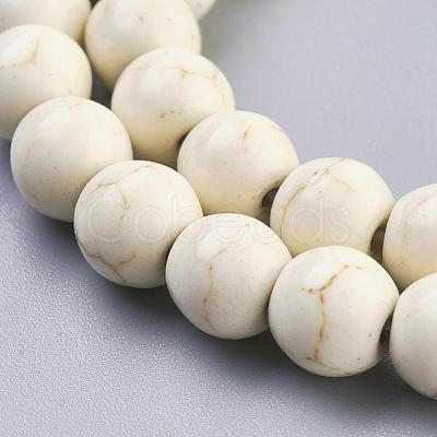 Synthetic Magnesite Beads Strands TURQ-8D-011-1