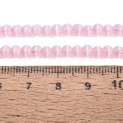 Glass Imitation Cat Eye Beads Strands GLAA-N075-01A-08-1