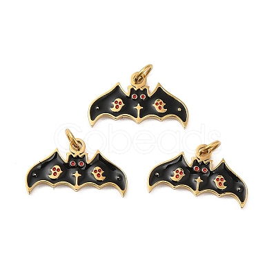 Halloween Ion Plating(IP) 304 Stainless Steel Pendants STAS-D066-03G-1