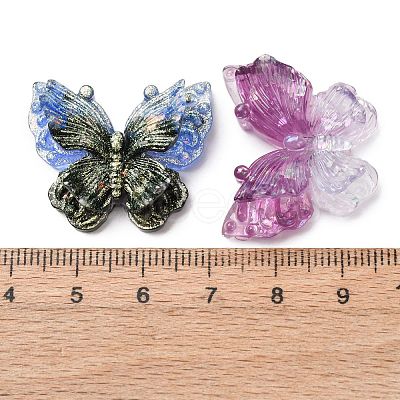 Luminous Two Tone Resin Beads RESI-C073-17-1