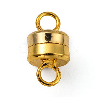 Column Brass Magnetic Clasps with Loops X-KK-M064-G-NR-1