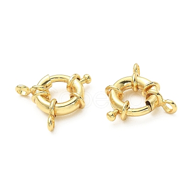 Rack Plating Brass Spring Ring Clasps KK-YW0001-47-1