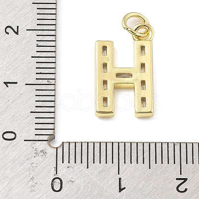 Brass Micro Pave Cubic Zirconia Pendants KK-V014-01G-08-1