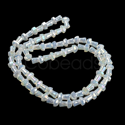 Electroplate Glass Beads Strands GLAA-K064-01A-09-1