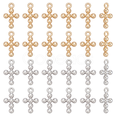 24Pcs 2 Colors Alloy Pendants FIND-WR0012-77-1