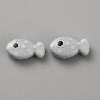 Handmade Porcelain Beads PORC-WH20001-02T-1
