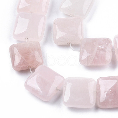 Natural Madagascar Rose Quartz Beads Strands G-N326-140A-1