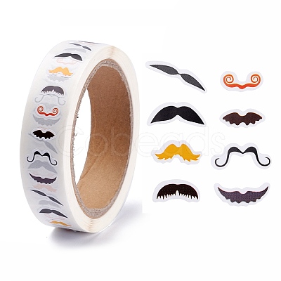 Self Adhesive Beard Pattern Sticker LS-DIY-I067-01-1