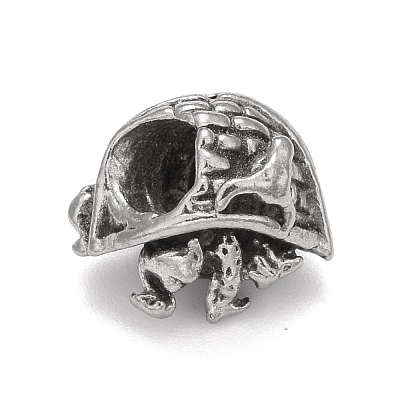 304 Stainless Steel European Beads STAS-G256-09AS-1