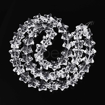 Baking Paint Glass Beads Strands DGLA-N017-01H-1