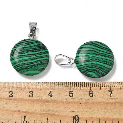 Natural & Synthetic Mixed Gemstone Pendants G-B127-14P-1