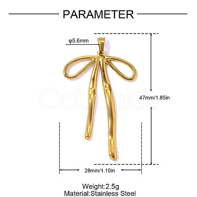 304 Stainless Steel Pendants STAS-OY016-18G-1