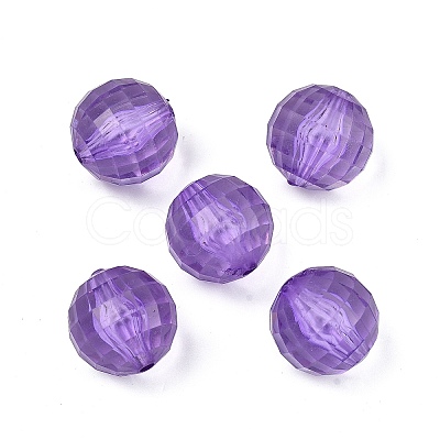 Transparent Acrylic Beads TACR-NH0001-H-19-1