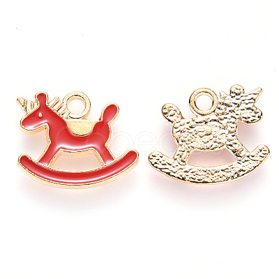 Alloy Enamel European Dangle Charms PALLOY-YW020-02-1