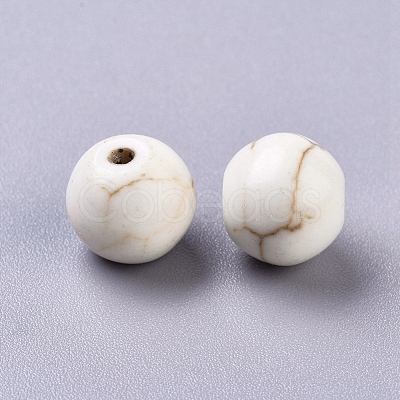 Synthetic Magnesite Beads TURQ-10D-11-1