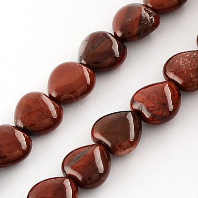 Natural Red Jasper Beads Strands G-R190-15-1