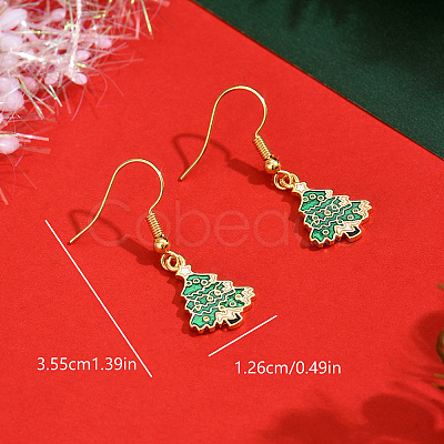 Brass Dangle Earrings XP1117-2-1