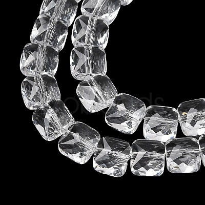Transparent Glass Beads Strands X-GLAA-L050-A18-1