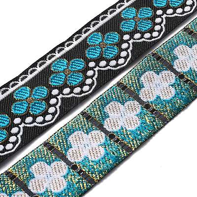 Ethnic Style Polyester Ribbon OCOR-WH0047-38B-1