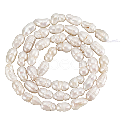 2 Strands Grade A Natural Cultured Freshwater Pearl Strands PEAR-LT0001-13-1