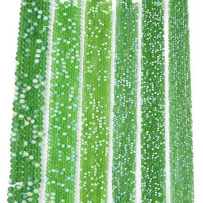 Transparent Glass Beads Strands X-EGLA-A044-T8mm-MB11-1