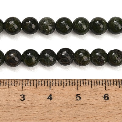 Natural Green Diopside Beads Strands GG-CBA993B-A01-6mm-1