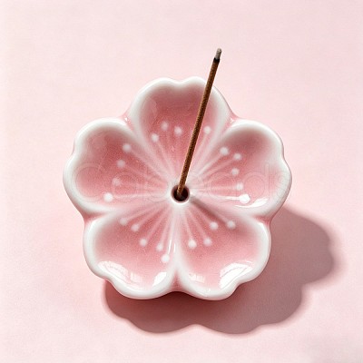 Porcelain Incense Burners DJEW-PW0012-122D-1