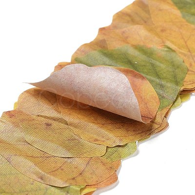 Paper Fallen Leaves Sticker Rolls DIY-C080-01G-1