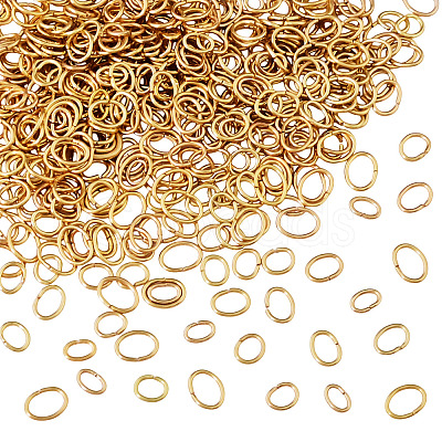 600Pcs 4 Styles 304 Stainless Steel Jump Rings STAS-TA0006-43C-1