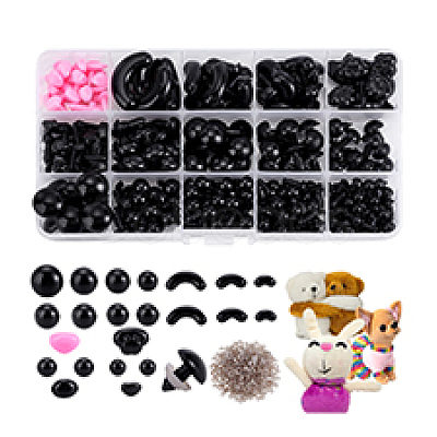 DIY Doll Eyes and Nose Making Sets DIY-WH0888-851B-1