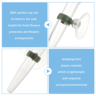 Plastic Floral Water Tubes FIND-WH0165-41-1