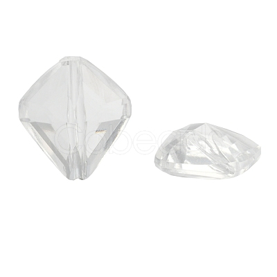Transparent Acrylic Beads PL6362Y-1
