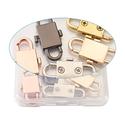 5 Colors Adjustable Alloy Chain Buckles PALLOY-TA0001-91-RS-1