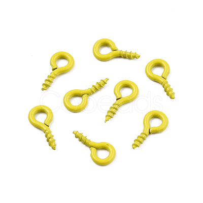 Spray Painted Iron Screw Eye Pin Peg Bails IFIN-N010-002A-14-1