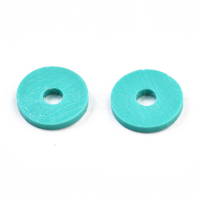 Handmade Polymer Clay Beads CLAY-R067-8.0mm-B34-1