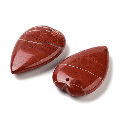 Natural Red Jasper Pendants G-D087-02I-1