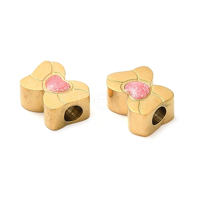 304 Stainless Steel Beads STAS-E198-02G-1