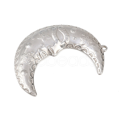 304 Stainless Steel Pendants STAS-P429-01B-A-02-1