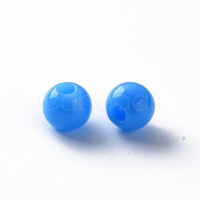 Opaque Acrylic Beads X-MACR-S370-C6mm-M2-1