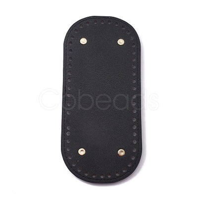 Imitation Leather Knitting Crochet Bags Bottom FIND-WH0049-93B-1
