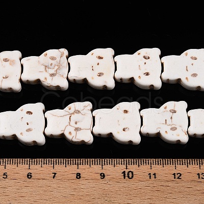 Synthetic Turquoise Beads Strands UNKW-T001-09-1