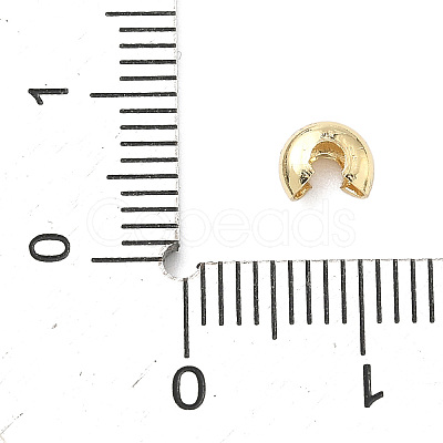 Brass Crimp Beads Covers X-KK-C156-08B-G-1