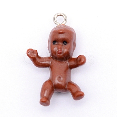 Opaque Plastic Pendants KY-WH0024-12A-1