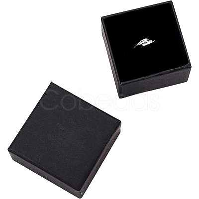 Kraft Paper Cardboard Jewelry Boxes CBOX-BC0001-13B-1