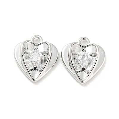 Clear Glass Charms X-KK-E090-25P-1