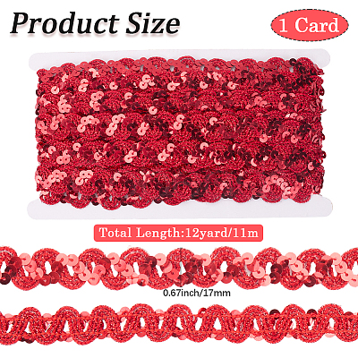 Polyester Paillette Beads OCOR-WH20012-13I-1