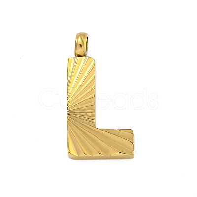 Ion Plating(IP) 304 Stainless Steel Charms STAS-G345-01G-L-1