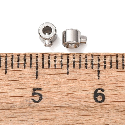 304 Stainless Steel Crimp Beads X-STAS-A151-04P-1