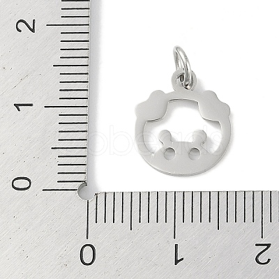 Non-Tarnish 304 Stainless Steel Pendants STAS-L279-001P-10-1